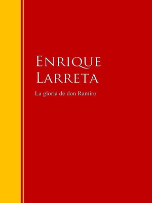 cover image of La gloria de don Ramiro